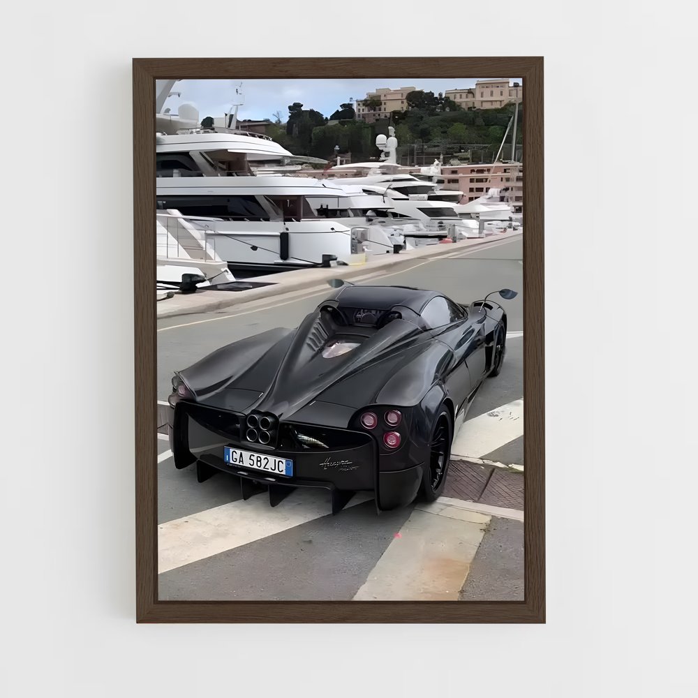 Poster Voiture Huayra Roadster Raffiné – affiche Pagani (vue 5)